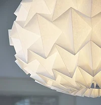 Signature paper pendant light