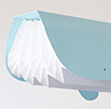 pastel blauw
