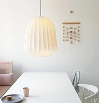 Thistle paper pendant lamp